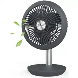 Netto Marken-Discount Zilan Akku Tischventilator 4000 mAh Akku 4 Geschwindigkeitsstufen Angebot