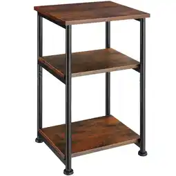 Netto Marken-Discount tectake Beistelltisch, Industrial Style, mit 3 Ablagen, 34 x 30 x 59 cm Angebot