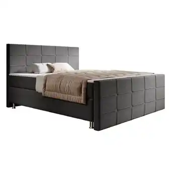 Netto Marken-Discount Boxspringbett Florenz 180x200cm versch. Farben - Anthrazit Angebot