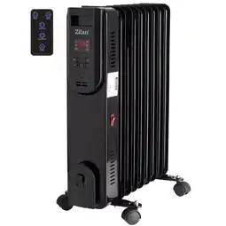Netto Marken-Discount Zilan Radiator 9 Rippen m. Fernbedienung Display 2000W Angebot