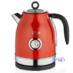 Netto Marken-Discount Zilan Retro Wasserkocher 1.7L Edelstahl Retro Design 2000W Angebot