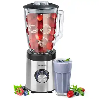 Netto Marken-Discount Steinborg Glas Standmixer BPA-frei 5 Stufen+Pulsfunktion 1.5L 800W Angebot