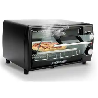 Netto Marken-Discount Steinborg Minibackofen 10L Pizzaofen 60 min. Timer 1000W schwarz Angebot