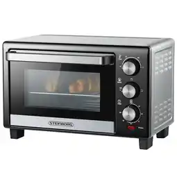 Netto Marken-Discount Steinborg Minibackofen 15L Krümelblech 60 min Timer 100-230°C 1200W Angebot