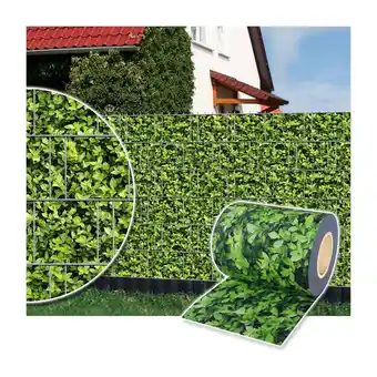 Netto Marken-Discount Plantiflex Sichtschutzrolle für Doppelstabmattenzaun 35m - Buchsbaum Angebot