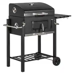 Netto Marken-Discount Outsunny Holzkohlgrill Edelstahl, Metall Angebot