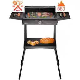 Netto Marken-Discount Zilan 2in1 Standgrill Elektrogrill Tischgrill Partygrill 2400W Angebot