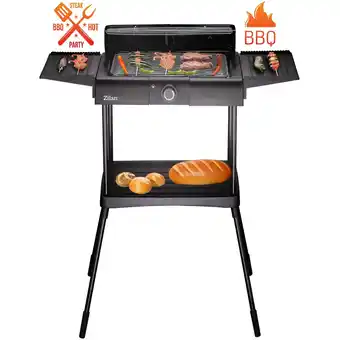 Netto Marken-Discount Zilan 2in1 Standgrill Elektrogrill Tischgrill Partygrill 2400W Angebot