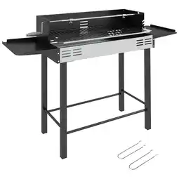 Netto Marken-Discount Outsunny Holzkohlegrill Metall, Edelstahl Angebot