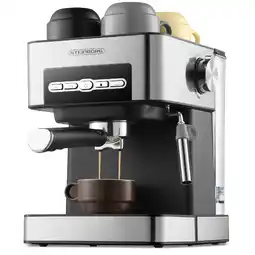 Netto Marken-Discount Steinborg Espressomaschine 15 Bar Edelstahl Dampfausstoßregler 850W Angebot