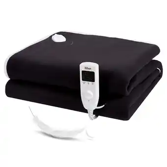 Netto Marken-Discount Zilan Elektrische Heizdecke mit Timer Wärmedecke 150x80cm schwarz Angebot