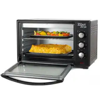 Netto Marken-Discount Zilan Minibackofen 45 Liter Konvektion 60 min Timer 100-230°C 2000W Angebot