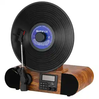 Netto Marken-Discount Cyberlux Vertikal Plattenspieler USB Bluetooth DAB+ Fernbedienung Angebot