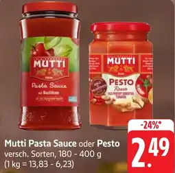 Gebauer's Mutti Pasta Sauce oder Pesto Angebot