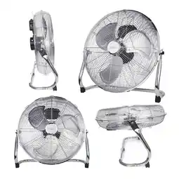 Netto Marken-Discount TroniTechnik Bodenventilator Windmaschine mit drei Geschwindigkeitsstufen 100W, verstellbar ?45cm Angebot