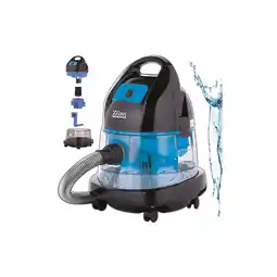 Netto Marken-Discount Zilan Staubsauger m. Wasserfilter Nass/Trocken Sauger 8L 2000W blau Angebot