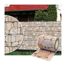Netto Marken-Discount Plantiflex Sichtschutzrolle für Doppelstabmattenzaun 35m - Stein-Terracotta Angebot