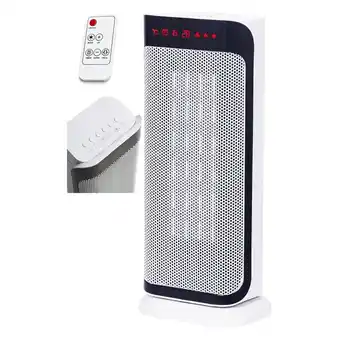 Netto Marken-Discount Echos Keramik Heizlüfter Timer Fernbedienung Temperaturanzeige 2000W Angebot