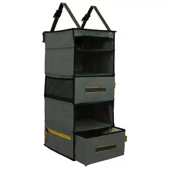 Netto Marken-Discount BO-CAMP Hängeregal Organizer Westlawn 5-Fach Zelt Tür Regal Camping Aufbewahrung Angebot
