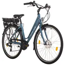 Netto Marken-Discount Hollandia E-Citybike Damen 28'' Optima Basic Blau 7 Gänge Angebot