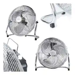 Netto Marken-Discount TroniTechnik Bodenventilator Windmaschine mit drei Geschwindigkeitsstufen 70W, verstellbar ?35cm Angebot
