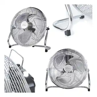 Netto Marken-Discount TroniTechnik Bodenventilator Windmaschine mit drei Geschwindigkeitsstufen 70W, verstellbar ?35cm Angebot
