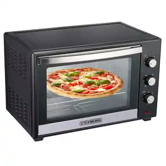 Netto Marken-Discount Steinborg Minibackofen 60L Pizzaofen 90 min. Timer 2000W schwarz Angebot