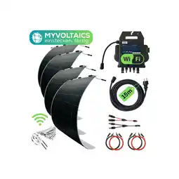 Netto Marken-Discount MyUltraleicht Balkonkraftwerk 1240 Watt mit 4 Modulen nur je 5kg Angebot