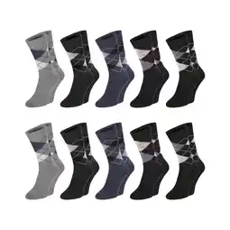 Netto Marken-Discount Chili Lifestyle Karo Socken 10 Paar Baumwolle Weichbund Damen Herren Angebot