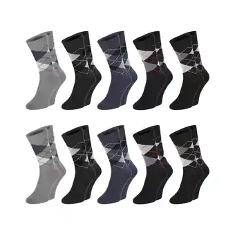 Netto Marken-Discount Chili Lifestyle Karo Socken 10 Paar Baumwolle Weichbund Damen Herren Angebot