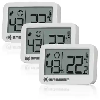 Netto Marken-Discount BRESSER Tempy Thermo-Hygrometer 3er-Set Angebot