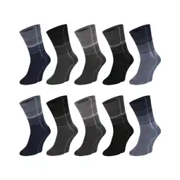 Netto Marken-Discount Chili Lifestyle Herren Socken Streifen 10 Paar Baumwolle Weichbund Angebot