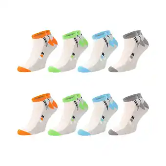 Netto Marken-Discount Chili Lifestyle Sneaker Socken SUMMER COLOR 8 Paar Baumwolle Weichbund Angebot