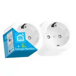 Netto Marken-Discount Echos Smart WLAN Steckdose 2er Pack 16A m. Energie Monitor Angebot