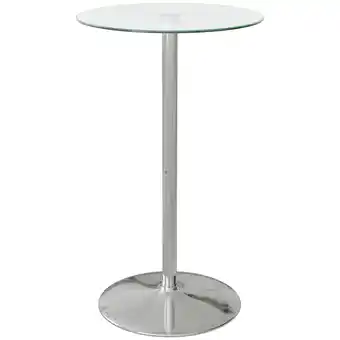Netto Marken-Discount HOMCOM Bartisch Gehärtetes Glas, Stahl Angebot
