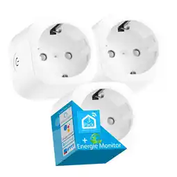 Netto Marken-Discount Echos Smart WLAN Steckdose 3er Pack 16A m. Energie Monitor Angebot