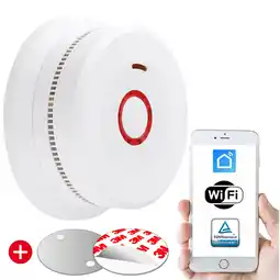 Netto Marken-Discount Echos Wifi Rauchmelder 10 Jahres Batterie m. Magnethalterung EN14604 Angebot
