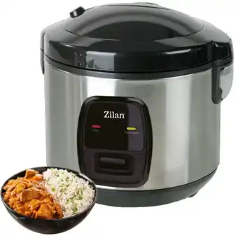 Netto Marken-Discount Zilan Reiskocher 500W 1.5L Warmhalte- und Abschaltfunktion Edelstahl Angebot