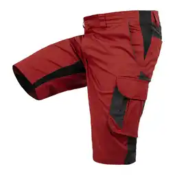 Netto Marken-Discount QUALITEX HIGH QUALITY WORKWEAR Shorts IND red dahlia/phantom Damen: 58 Herren: 64 Angebot