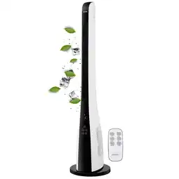 Netto Marken-Discount Echos Turmventilator m. Fernbedienung 3 Stufen 3 Modi Timer 50W Angebot