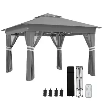 Netto Marken-Discount Outsunny Pavillon Metall, Oxfordstoff Angebot