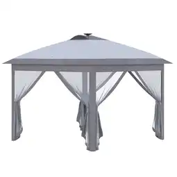 Netto Marken-Discount Outsunny Faltpavillon Metall, Oxford Angebot