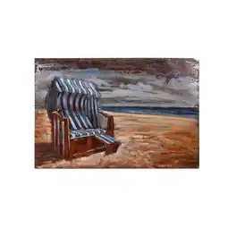Netto Marken-Discount Harms Import & Vertriebs GmbH & Co. KG - 3D Metallbild Strandkorb Angebot