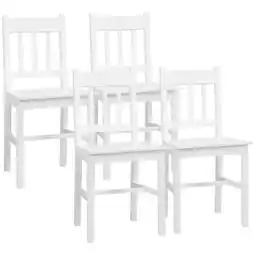 Netto Marken-Discount HOMCOM Esszimmerstuhl Kiefernholz Angebot