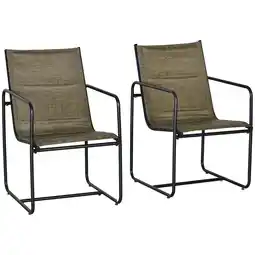 Netto Marken-Discount Outsunny Gartenstuhl Stahl, Mesh Angebot