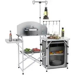 Netto Marken-Discount Outsunny Camping Küche Aluminium, 600D Oxford-Gewebe Angebot