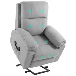 Netto Marken-Discount HOMCOM Sessel mit Aufstehhilfe Polyester, Stahl Angebot