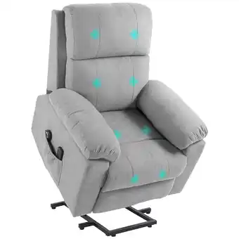 Netto Marken-Discount HOMCOM Sessel mit Aufstehhilfe Polyester, Stahl Angebot