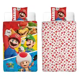 Netto Marken-Discount Super Mario Bros Movie Bettwäsche - Motiv: Hands Up 4 - 140x200cm Angebot
