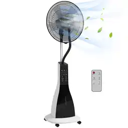 Netto Marken-Discount HOMCOM Wasserdampf-Ventilator Metall, Kunststoff Angebot